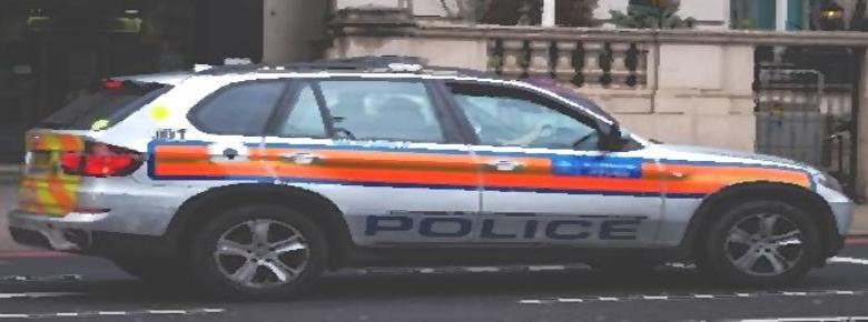UK Police patrol car